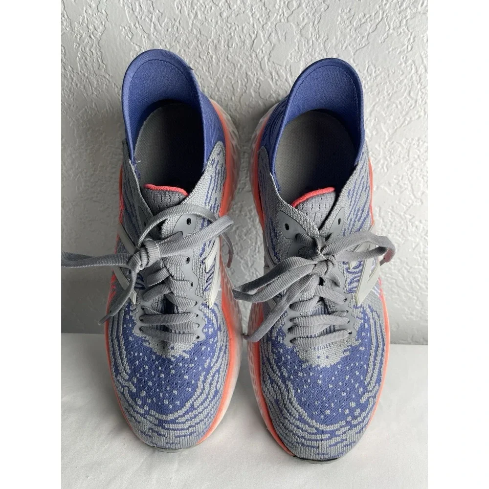 New Balance Fresh Foam 1080v10 Womens Running Shoes Blue Grey Pink W1080B10 6.5